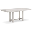 Bowery Hill Antique White Counter Height Dining Extension Table