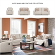 Bowery Hill Stone Recliner with Tufted Back and Pull Tab Recline
