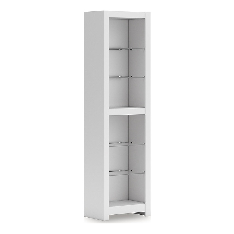 Bowery Hill White Modular Pier for Entertainment Center Series