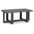 Bowery Hill Gray 3-Piece Table Set with Faux Soapstone Look Tops