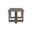 Bowery Hill Gray 3-Piece Table Set with Faux Soapstone Look Tops