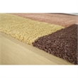 Bowery Hill Orange 8' x 10' Geometric Shag Area Rug with 30mm Pile
