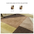 Bowery Hill Orange 8' x 10' Geometric Shag Area Rug with 30mm Pile