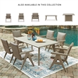 Bowery Hill Set of 2 Beige Outdoor Resin Wicker Rocking Chairs