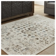Bowery Hill Beige 8' x 10' Traditional Area Rug with 12mm Pile