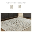 Bowery Hill Beige 8' x 10' Traditional Area Rug with 12mm Pile