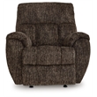Bowery Hill Chocolate Brown Rocker Recliner with Pillow Top Arms