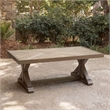 Bowery Hill Outdoor Coffee Table with a Durable Porcelain Top