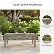 Bowery Hill Outdoor Dining Table with Extension and Wood Look