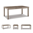 Bowery Hill Outdoor Dining Table with Extension and Wood Look