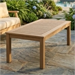 Bowery Hill Outdoor Coffee Table with Slatted Weatherwood Top