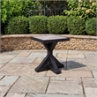 Bowery Hill X-Leg Outdoor End Table with a Porcelain Tile Top