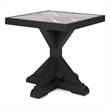Bowery Hill X-Leg Outdoor End Table with a Porcelain Tile Top