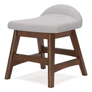 Bowery Hill Foam-Cushioned Home Office Desk Chair in Light Brown