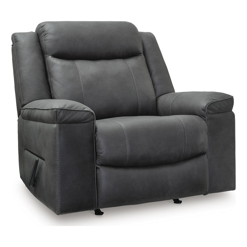 Bowery Hill Heavy-Duty Faux Leather Recliner with 43