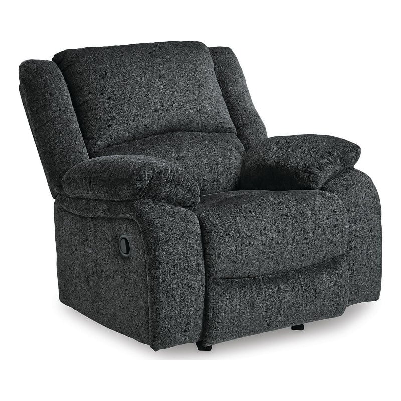 Bowery Hill Rocker Recliner with Gentle Rocking Motion in Slate
