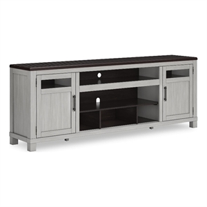 Bowery Hill 88&quot TV Stand with Fireplace Option for TVs up to 101&quot in Gray