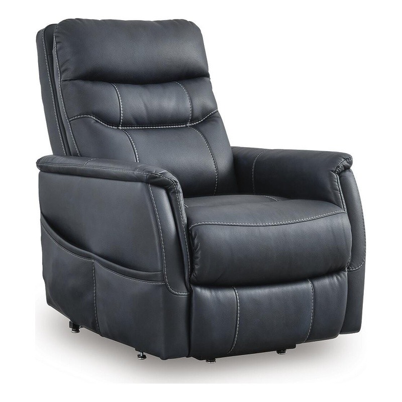 Bowery Hill Power Lift Recliner with Dual Motors in Sapphire