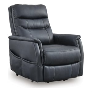 Bowery Hill Power Lift Recliner with Dual Motors in Sapphire