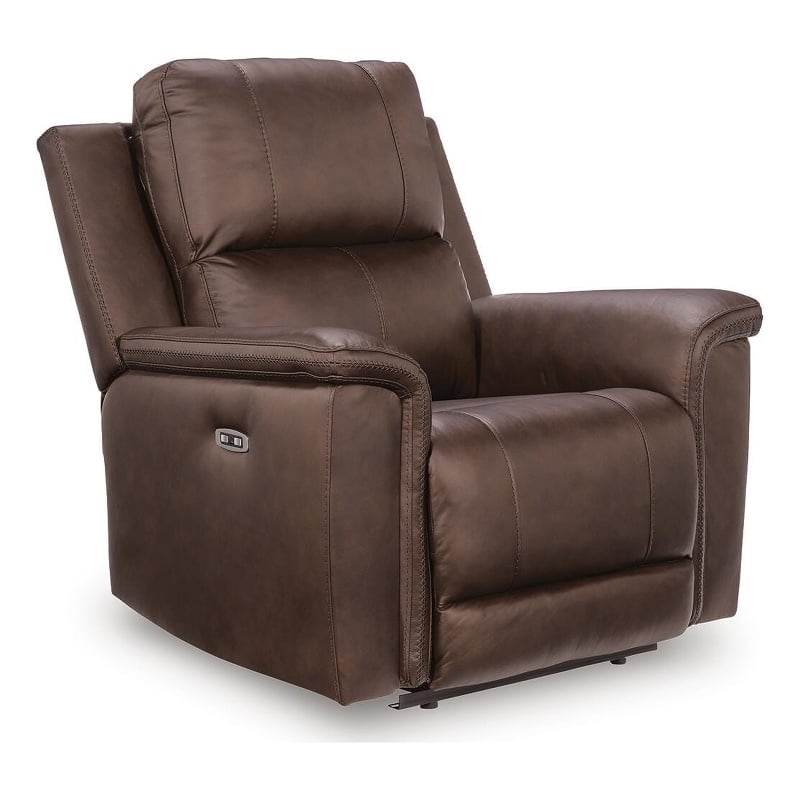 Bowery Hill Zero-Gravity Power Recliner with Headrest in Espresso