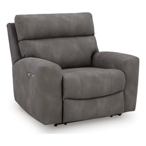 Bowery Hill Zero-Gravity Power Recliner with Adjustable Headrest in Slate