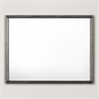 Bowery Hill Transitional Rectangular Mirror in Gray MDF and Glass
