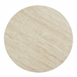 Bowery Hill Round End Table with Ceramic Top in Light Gray
