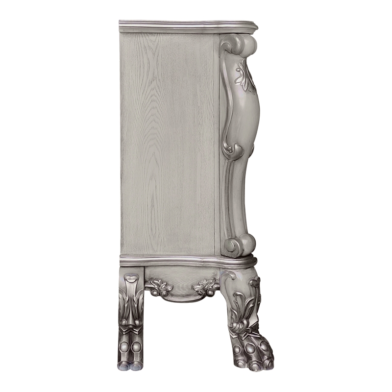 Bowery Hill Grand Electric Fireplace in Vintage Bone White Finish