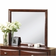 Bowery Hill Rectangular Wooden Mirror in Espresso Finish