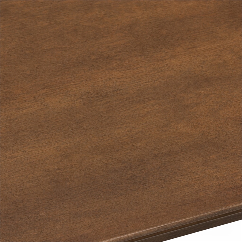 Bowery Hill Traditional Wood Rectangular Dining Table in Walnut Finish