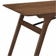 Bowery Hill Traditional Wood Rectangular Dining Table in Walnut Finish