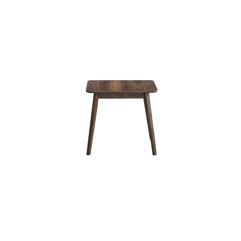 Bowery Hill Lamonte Square End Table in Walnut Finish
