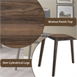 Bowery Hill Lamonte Square End Table in Walnut Finish