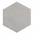 Bowery Hill Hexagonal Engineered Wood Coffee Table in Antique White