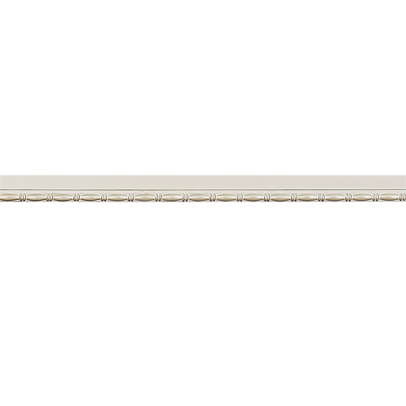 Bowery Hill Console Cabinet with Paisley-Print Doors in Pearl White/Blue