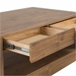 Bowery Hill 4-Drawer Rectangular Coffee Table in Pine Oak Finish