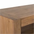 Bowery Hill 4-Drawer Rectangular Coffee Table in Pine Oak Finish