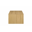 Bowery Hill Rectangular Coffee Table in Pine Natural Oak