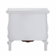Bowery Hill 2-Drawer Wood Nightstand in Pure White with Storage Features