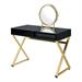 Black & Gold Finish