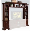 Bowery Hill Hercules Cherry Entertainment Center with Piers & Bridge