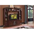 Bowery Hill Hercules Cherry Entertainment Center with Piers & Bridge