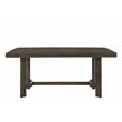 Bowery Hill Farren Rectangular Wooden Dining Table in Espresso