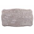 Bowery Hill Rectangular Coffee Table with Marble Top and Wooden Frame