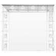 Bowery Hill Horizontal Rectangular Glass Wall Mirror in Mirrored Finish
