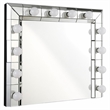 Bowery Hill Horizontal Rectangular Glass Wall Mirror in Mirrored Finish