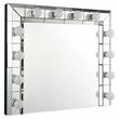Bowery Hill Horizontal Rectangular Glass Wall Mirror in Mirrored Finish