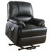 Black Faux Leather