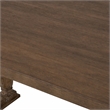 Bowery Hill Rectangular Dining Table with Trestle Base in Weathered Oak