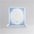 Bowery Hill Rectangular Glass Mirror with LED Lighting and Faux Diamonds
